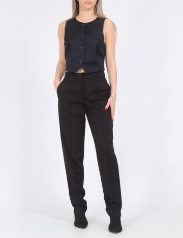 
						Pantaloni Only, negru
