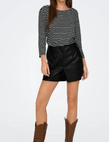Pantaloni scurti Only, negru