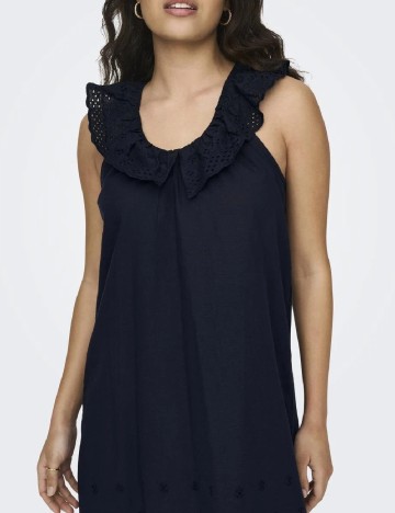 Rochie scurta Jacqueline de Yong, bleumarin