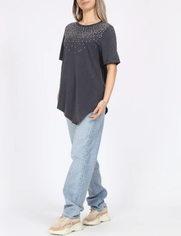 Tricou Only, gri