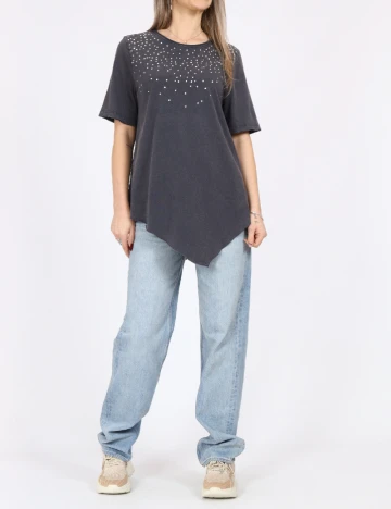 Tricou Only, gri