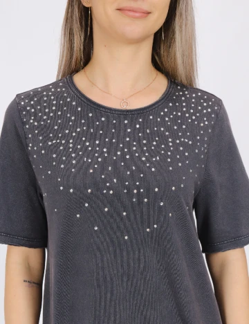 Tricou Only, gri