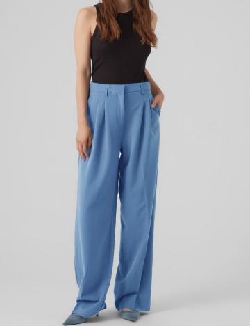 
						Pantaloni Vero Moda, albastru