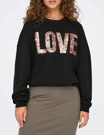 Bluza Only, negru