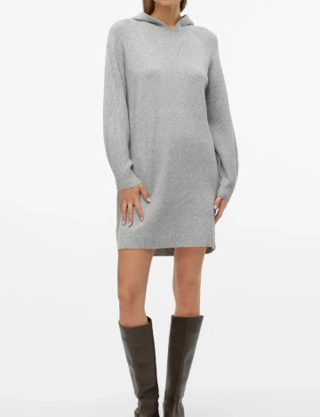 Rochie scurta Vero Moda, gri