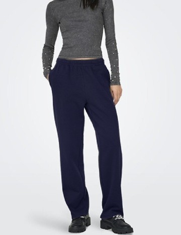 
						Pantaloni Only, bleumarin