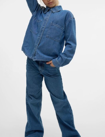 Jacheta Vero Moda Kids, albastru
