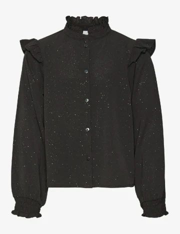 Camasa Vero Moda Kids, negru Negru