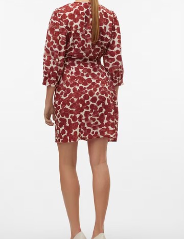 Rochie scurta Vero Moda, rosu