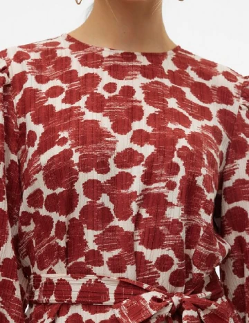Rochie scurta Vero Moda, rosu Rosu