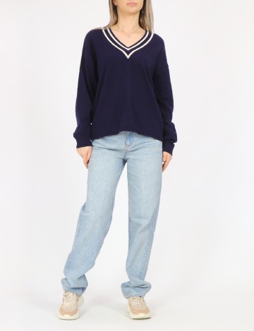 
						Bluza Pieces, bleumarin