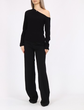
						Pantaloni Only, negru