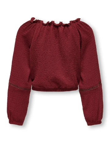 Bluza Kids Only, visiniu Rosu