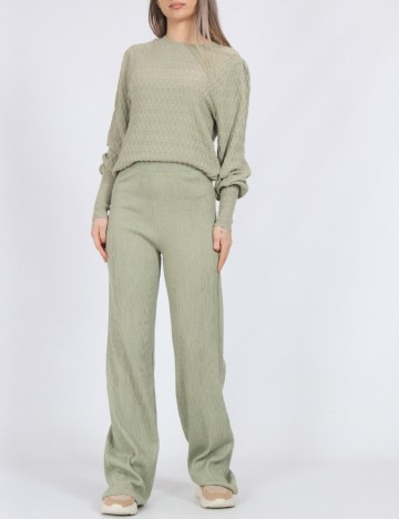 
						Pantaloni Pieces, verde
