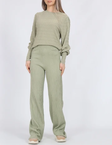 Pantaloni Pieces, verde