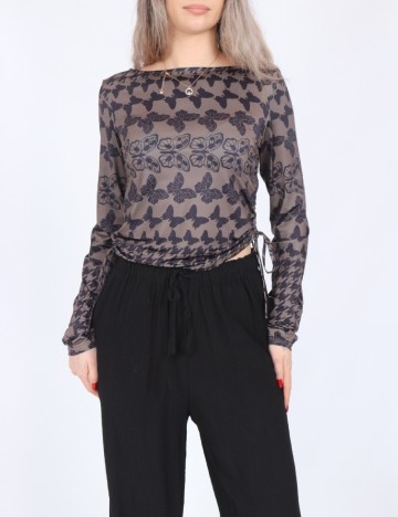 Pantaloni Pieces, negru