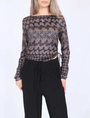 Pantaloni Pieces, negru