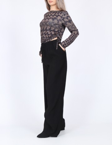 Pantaloni Pieces, negru