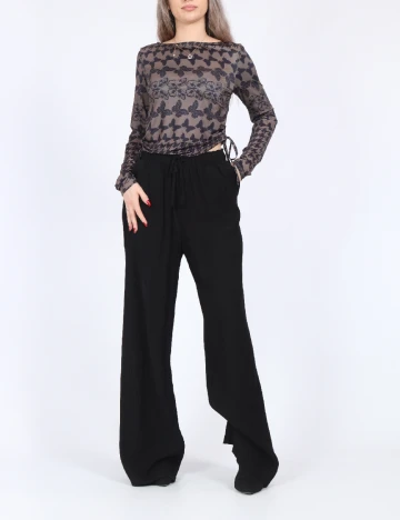 Pantaloni Pieces, negru