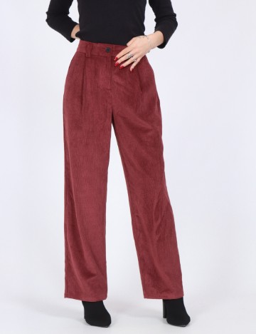 Pantaloni Only, visiniu