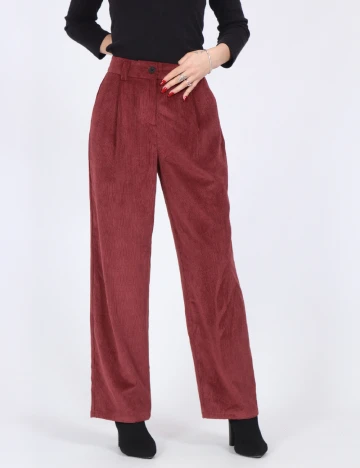 Pantaloni Only, visiniu