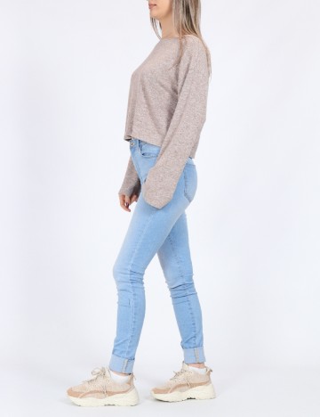 Bluza Pieces, maro