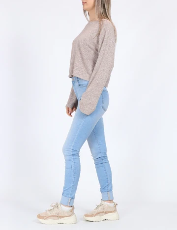Bluza Pieces, maro