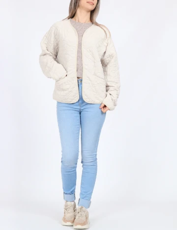 Jacheta Oversize Only, crem