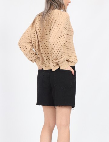 Pantaloni scurti Stradivarius, negru