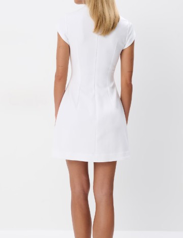 Rochie scurta Mohito, alb
