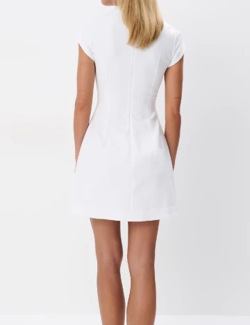 Rochie scurta Mohito, alb