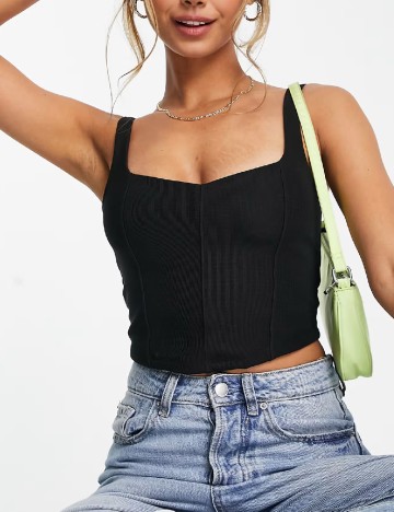 Top Stradivarius, negru