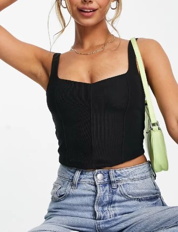 Top Stradivarius, negru