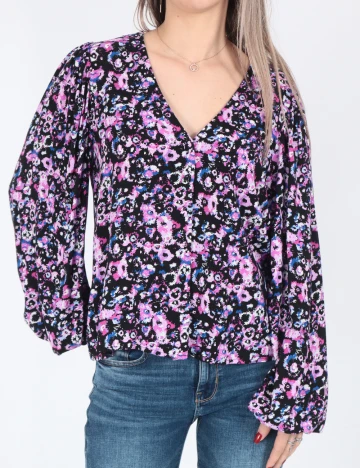 Bluza Pieces, mix culori