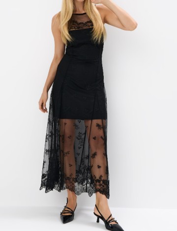 Rochie lunga Mohito, negru