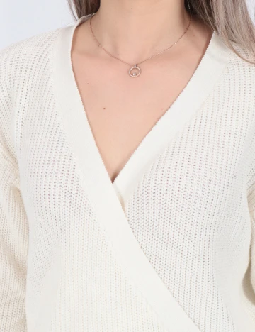 Cardigan Pieces, alb