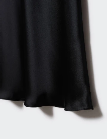 Fusta Mango, negru Negru