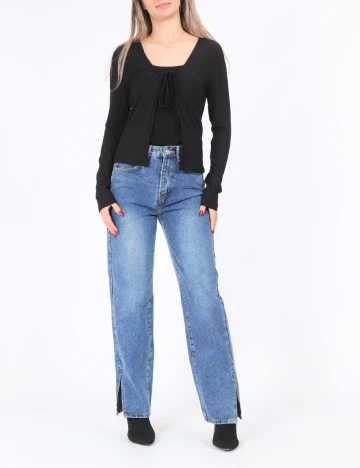Cardigan Pieces, negru
