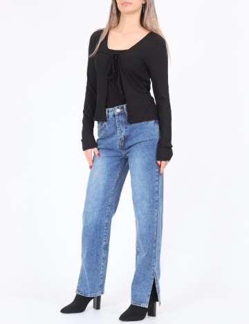 
						Cardigan Pieces, negru