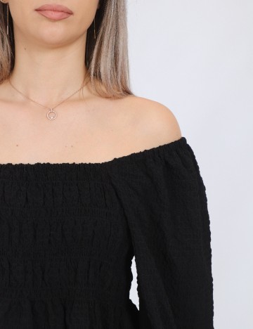 Bluza Pieces, negru