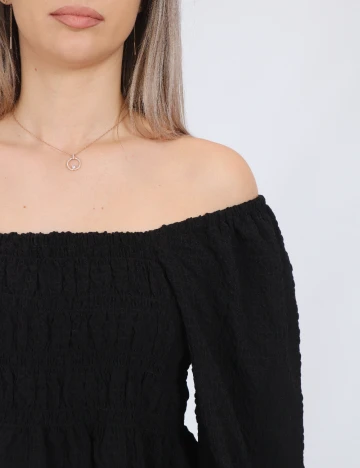 Bluza Pieces, negru Negru