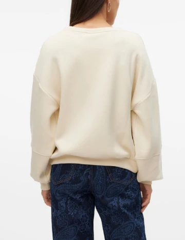 Bluza Oversize Vero Moda, ecru