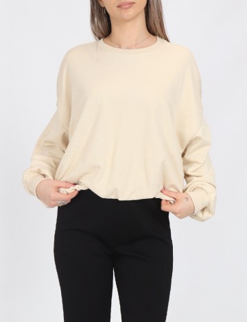 
						Bluza Only, crem