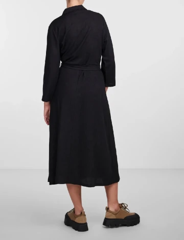 Rochie medie Pieces, negru