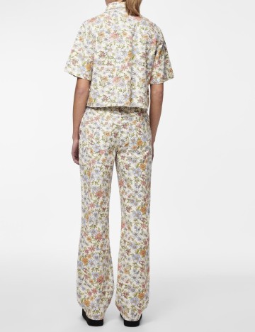 Blugi Pieces, floral print