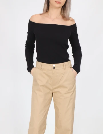 Pantaloni Only, maro deschis