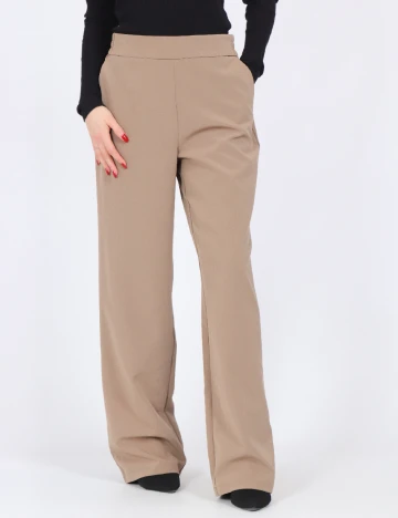 Pantaloni Pieces, maro