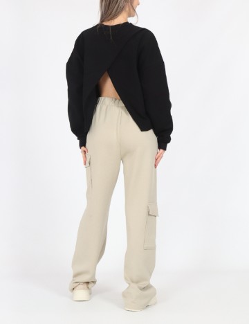 Bluza Something New, negru