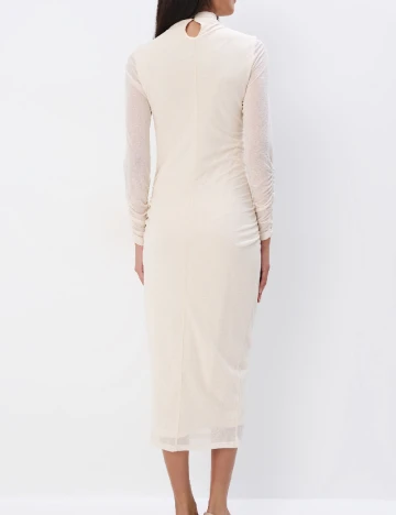 Rochie medie Mohito, crem