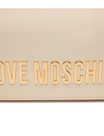 Geanta Love Moschino, crem